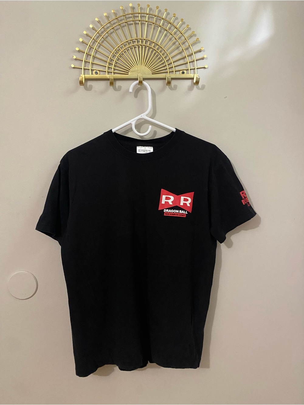 Dragon Ball Red Ribbon Black Short-Sleeve Graphic Tee